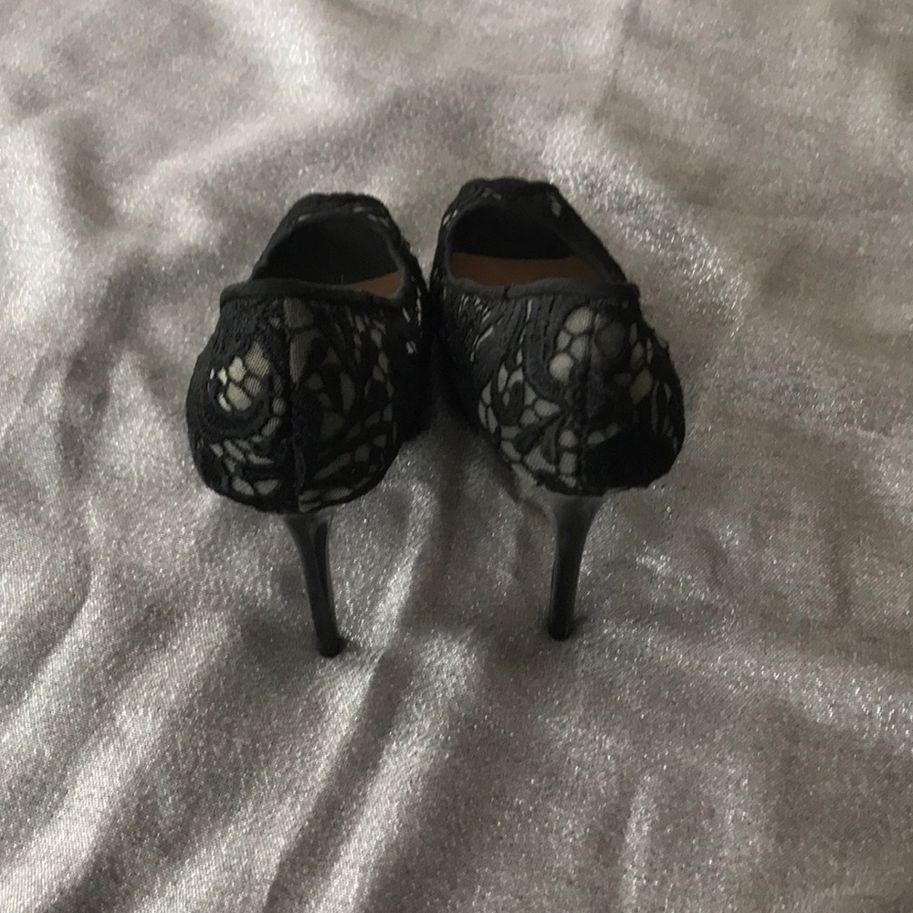 Mix No6 black lace heels - Picture 3 of 4